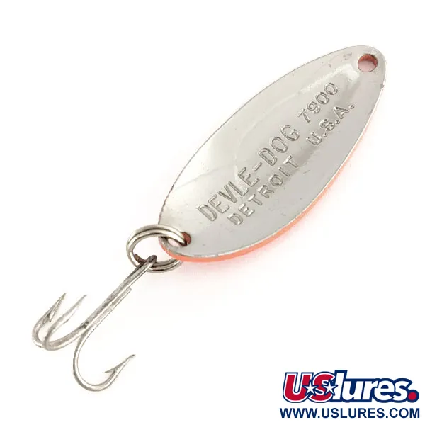 Eppinger Dardevle Devle Dog 7900 UV Cucharilla, Rojo / Níquel, 7g, #12262