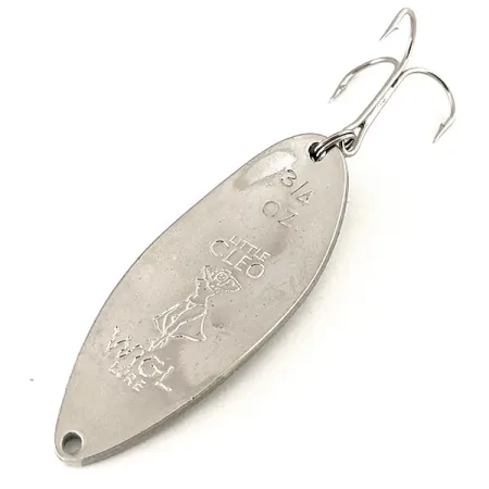 Little Cleo (Hula Girl) Cucharilla, Blanco/Verde/Brillos/Níquel, 21g, #12267