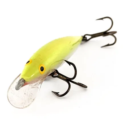 Rapala Original Floater F6 Señuelo, Chartreuse, 3g, Balsa, #12280