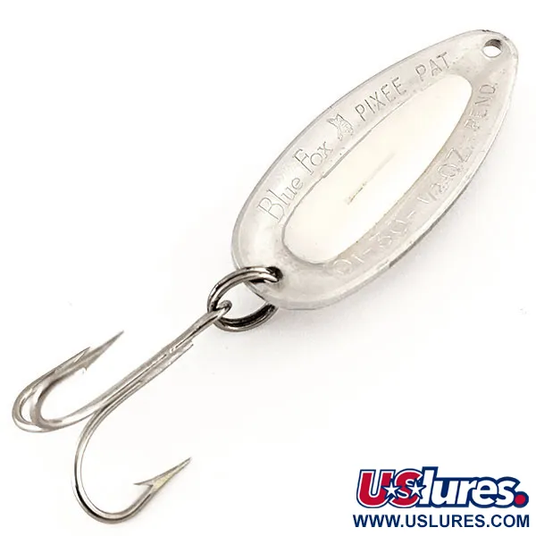 Blue Fox Pixee Cucharilla, Níquel martilleado / Blanco, 14g, Hueva, #12317