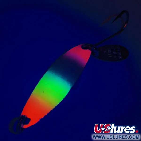 Cucharilla Luhr Jensen Needlefish 1, Rosa/Blanco/Amarillo, 2g, #12319