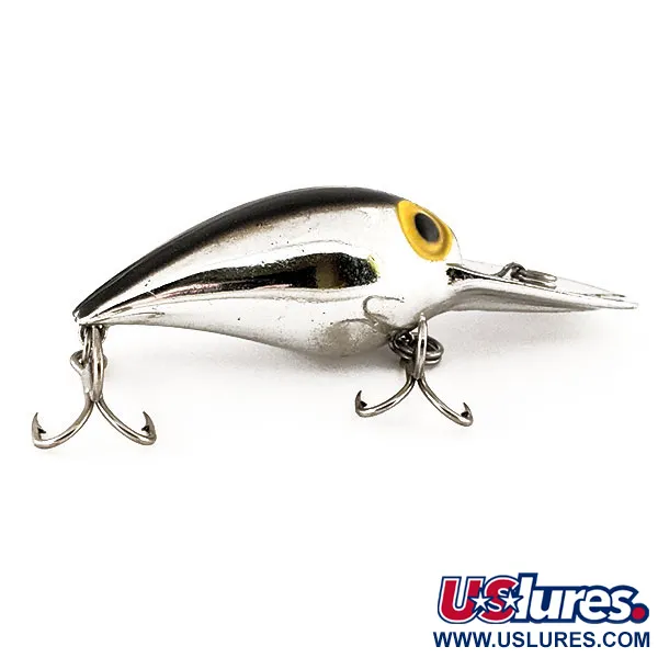 Storm Wiggle Wart Crankbait, Plateado, 12g, Profundidad, #12320