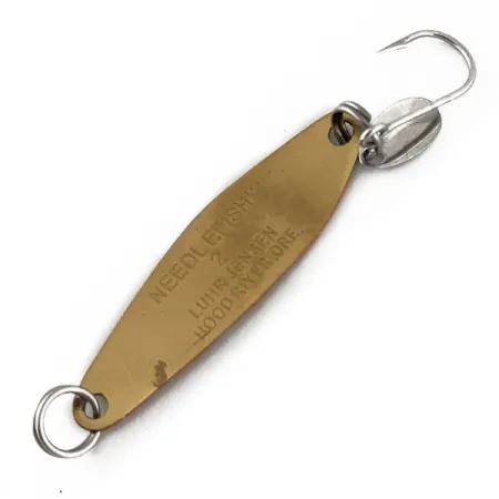 Luhr Jensen Needlefish 2 Cucharilla, Fire Tiger/Oro, 3g, Curricán, #12329