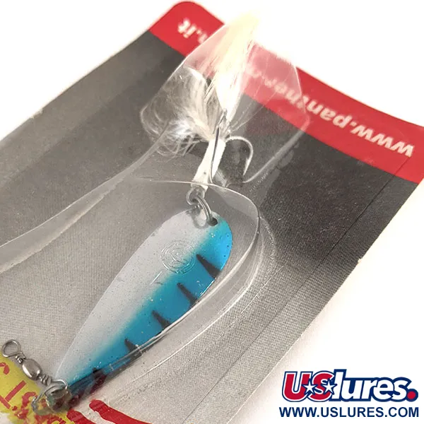 Panther Martin Svizzero Siluro con Penna Mare Cucharilla, Níquel/Azul, 4g, #12333