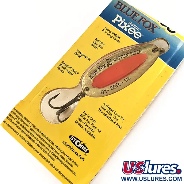 Blue Fox Rattlin Pixee Cucharilla, Trucha arcoíris, 14g, Hueva, #12334