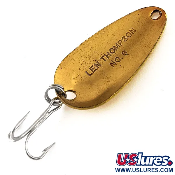 Cucharilla Len Thompson #8, Five of Diamonds, 7g, Latón, #12340