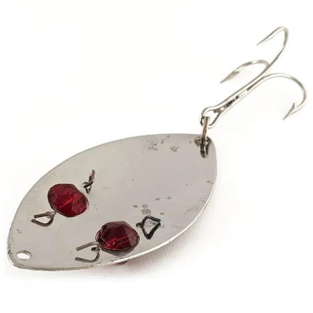 Lucky Strike Gold Red Flash Cucharilla, Nickel / Red Eyes, 21g, #12383