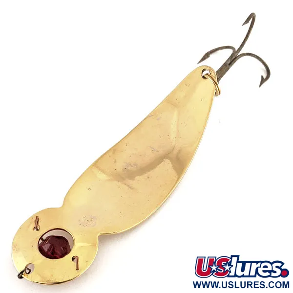 Lucky Strike One Eye Wiggler Cucharilla, Oro/Rojo, 25g, Ojo, #12385