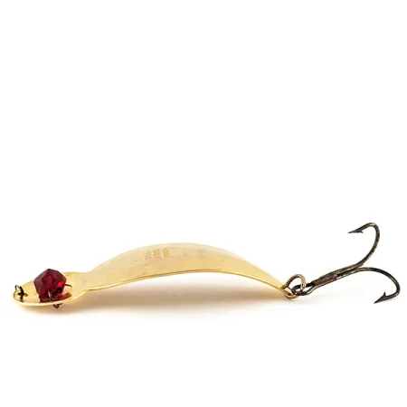 Lucky Strike One Eye Wiggler Cucharilla, Oro/Rojo, 25g, Ojo, #12385