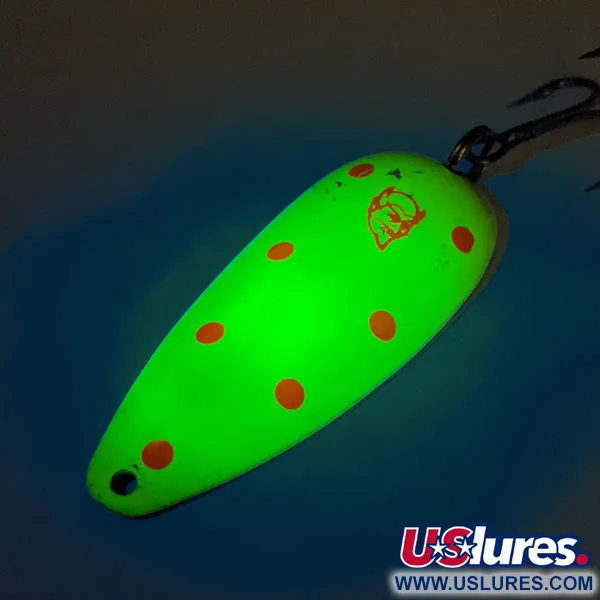 Cucharilla Dardevle Dardevlet UV, Chartreuse/Rosa/Níquel, 21g, #12410