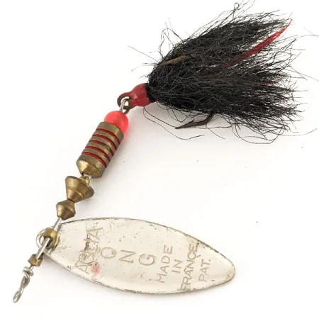 Mepps Aglia Long 2 Dressed Cucharilla, Plata, 7,3g, Hoja sauce, #12416