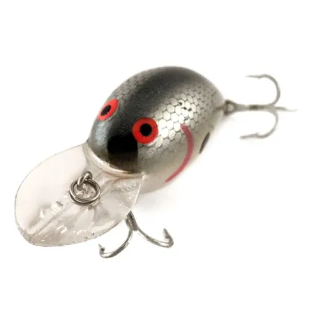 Bomber Fat A B05F Crankbait, Escamas Plata, 10g, flotante, #12427