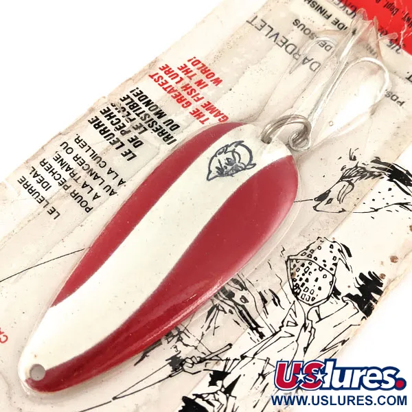 Eppinger Dardevle Dardevlet Cuchara, Rojo/Blanco/Níquel, 21g, #12437