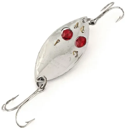 Hofschneider Red Eye junior Cucharilla, Níquel / Rojo, 13g, Vintage, #12440