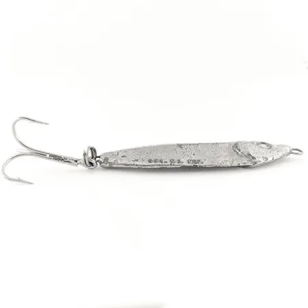 Luhr Jensen Crippled Herring Jig, Plata, 50g, Cuerpo metal, #12454