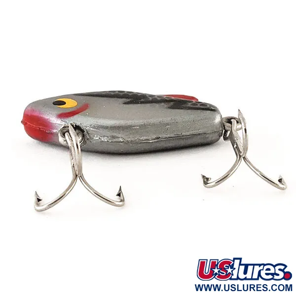 Kmart Kresge #41 Cucharilla, Plateado/Rojo/Negro, 5g, Hundido, #12456