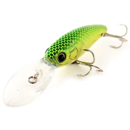 Cotton Cordell Deep Minnow UV Señuelo, Chartreuse, 7g, UV, #12459