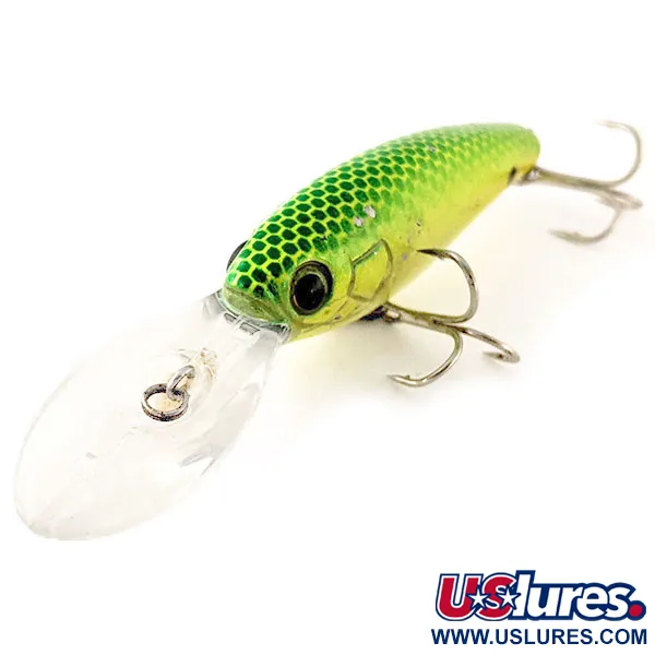 Cotton Cordell Deep Minnow UV Señuelo, Chartreuse, 7g, UV, #12459
