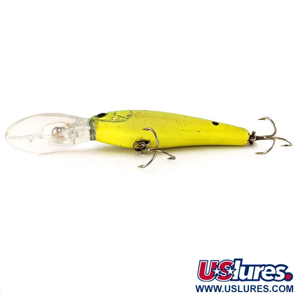 Cotton Cordell Deep Minnow UV Señuelo, Chartreuse, 7g, UV, #12459