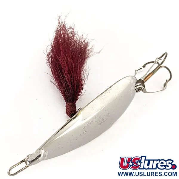 Johnson Silver Minnow Triple Hook Cucharilla, Plata, 12g, #12472