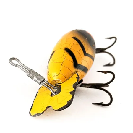 Bomber, 7g Amarillo y Negro, Señuelo de Pesca #12475