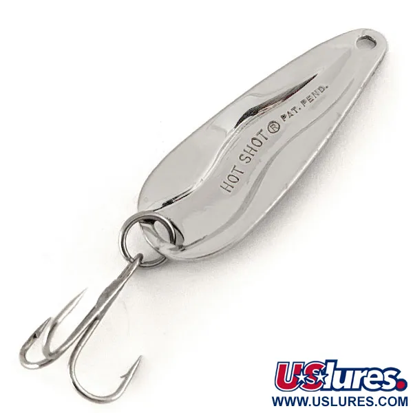 Luhr Jensen Hot Shot Cucharilla, Níquel, 9g, Vintage, #12498