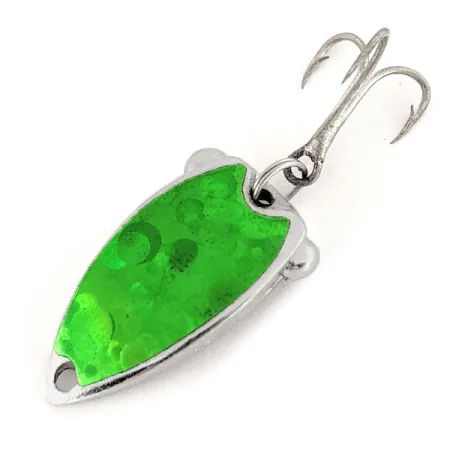 Fish Itt First Double Dancer Blade Bait, Verde/Níquel, 7g, UV, #12500