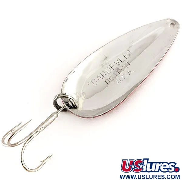 Dardevle Dardevlet Cucharilla, Red/White/Nickel, 21g, Lance largo, #12511