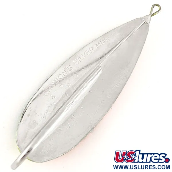 Johnson Weedless Silver Minnow UV Cucharilla, Fire Tiger, 28g, UV, #12517