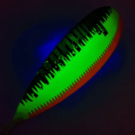 Johnson Weedless Silver Minnow UV Cucharilla, Fire Tiger, 28g, UV, #12517