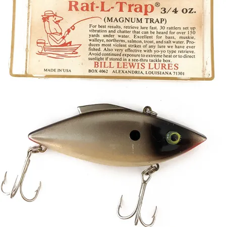 Bill Lewis Rat-L-Trap Lipless Crankbait, MG 05, 21g, Hundido, #12570