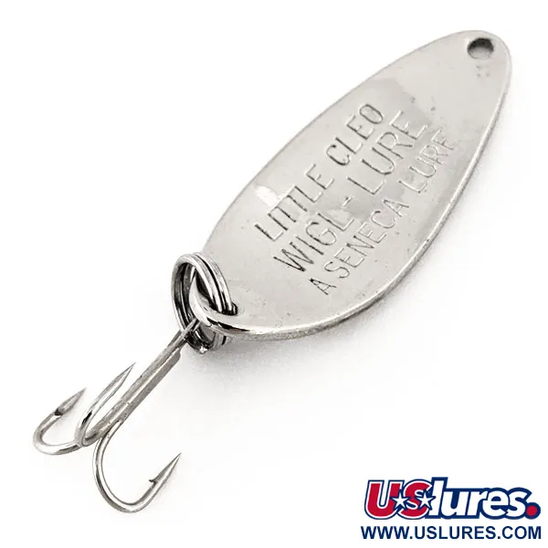 Little Cleo Seneca Cucharilla, Níquel / Azul, 7g, Vintage, #12646