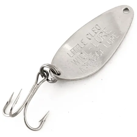 Little Cleo Seneca Cucharilla, Níquel / Verde, 7g, Vintage, #12647