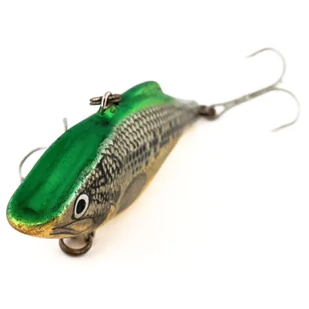 Rapala Rattl'n RAP 08 Lipless Crankbait, Oro/Verde, 20g, Rattle, #12663