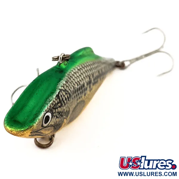 Rapala Rattl'n RAP 08 Lipless Crankbait, Oro/Verde, 20g, Rattle, #12663