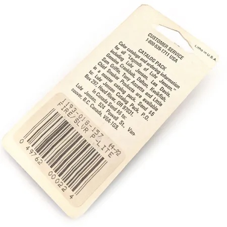 Luhr Jensen Hus-lure Cucharilla, Naranja / Níquel, 4g, Ultra-Light, #12673