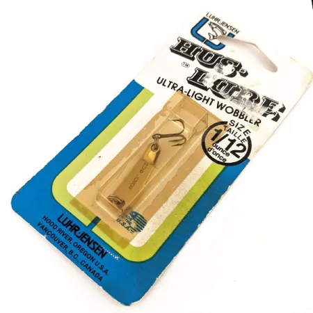 Cucharilla Luhr Jensen Hus-lure, Red / Nickel / Gold, 2g, Ultraligera, #12681