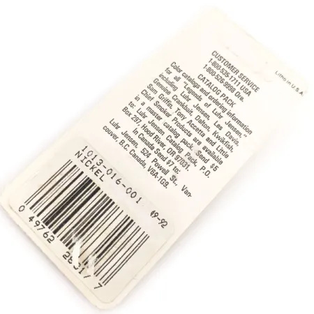 Luhr Jensen Lil' Kroc (Krocodile Stubby) Cucharilla, Níquel, 4,5g, #12685