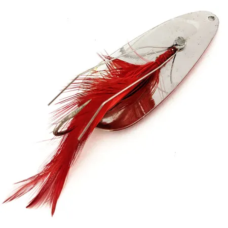 Cucharilla Eppinger Weedless Dardevle Dardevlet, Rojo/Blanco, 21g, #12702