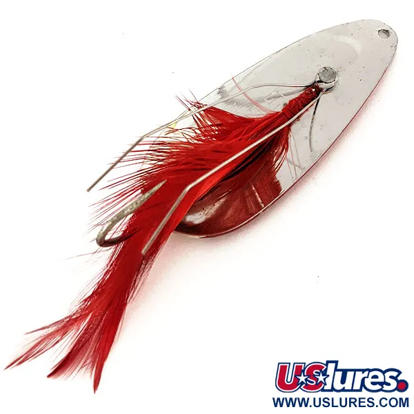 Cucharilla Eppinger Weedless Dardevle Dardevlet, Rojo/Blanco, 21g, #12702