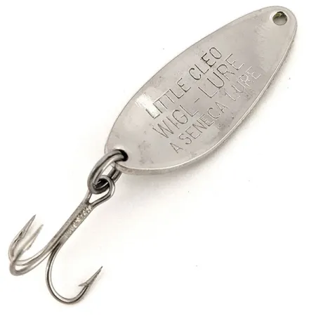 Little Cleo Seneca Glow Cucharilla, White/Nickel/Green, 7g, Glow, #12745