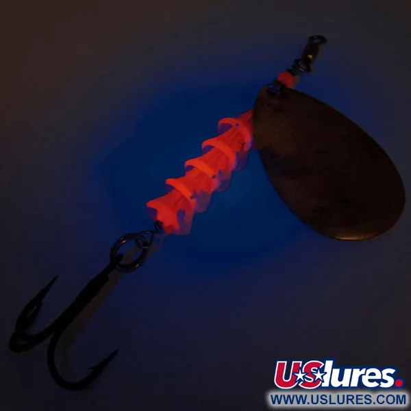 Luhr Jensen TEE Spoon Cucharilla, Gold/Red, 14g, reactivo UV, #12760