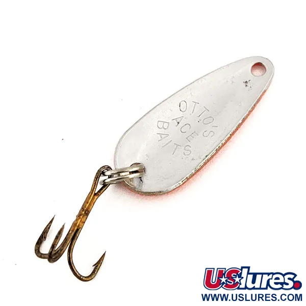 Otto's Ace UV Cucharilla, Silver / Orange, 3g, UV-Reactiva, #12763