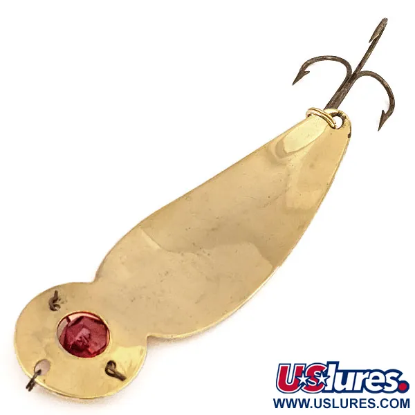 Lucky Strike One Eye Wiggler Cucharilla, Oro/Ojo Rojo, 28g, #12773