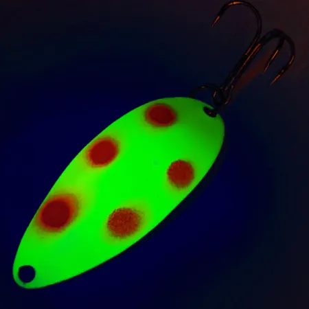 Seneca Little Cleo (Hula Girl) Cucharilla, Yellow/Red/Nickel, 5g, #12783