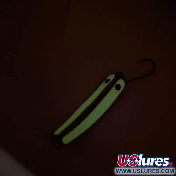 HT Enterprises Hawgler #6 Glow Cuchara, Níquel/Glow, 21g, #12778