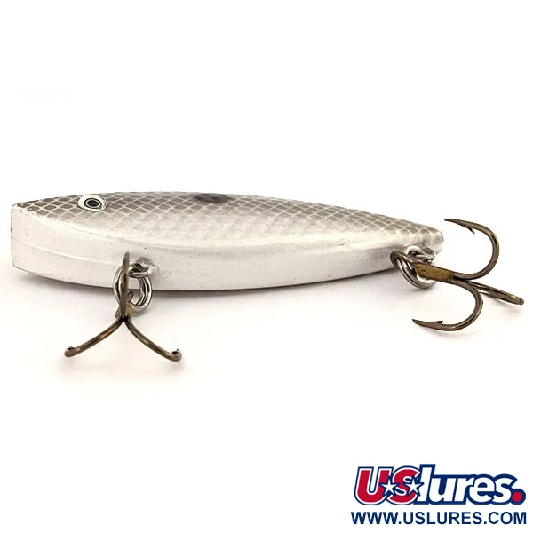 Strike King Diamond Shad 1980s Lipless Crankbait, Plata, 12g, #12791