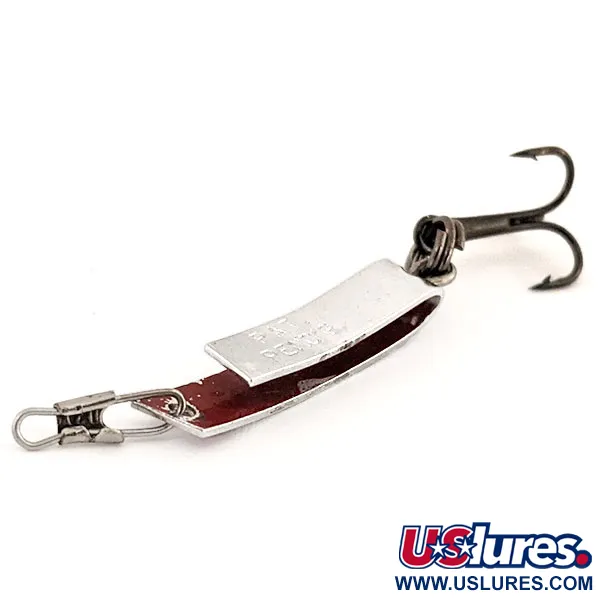 South Bend Super-Duper 500 Cucharilla, Níquel/Rojo, 1,4g, Forma U, #12792