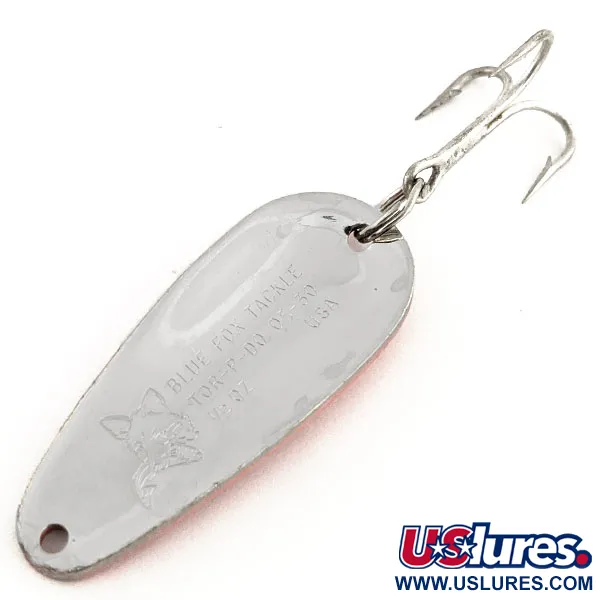 Blue Fox Tor-P-Do UV Cucharilla, Rojo/Negro/Níquel, 14g, UV, #12795