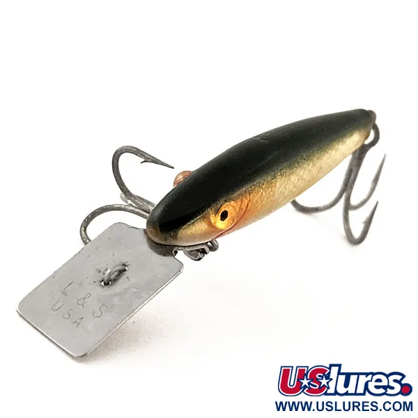 L&S Bait Company MirrOlure Hundido, Dorado, 2,5g, Babero Metálico, #12814